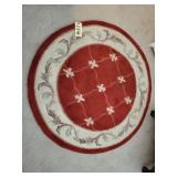 RUBY COLOR ROUND RUG