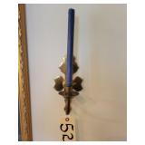 PR  BRASS LIKE CANDLE SCONCE