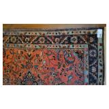 1670  7 1/2 X 5 1/2 RUG (RED,NAVY,TEAL)