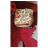 2 PILLOWS, BLANKET