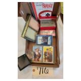VINTAGE PLAYING CARDS, BRIDGE INFO BOOK