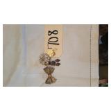 PENDANT,SMALL BROOCH,COSTUME BROOCH, BOW BROOCH