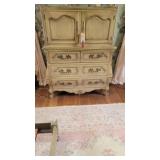 FRENCH PROVINCIAL STYLE HIGHBOY DRESSER