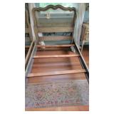 VINTAGE FRENCH STYLE CANED BED FRAME