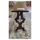 AS-IS (REPAIRED) VINTAGE WALNUT TABLE