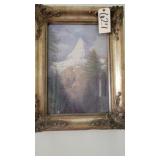 FRAMED PAINTING SIGNED BY WAGNER . T