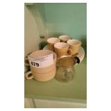PR SOUP MUGS,ANTQ COFFEE/SYRUP BOTTLE,SHEFFIELD