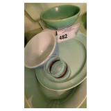 ASSORTMENT OF TEAL DISHES