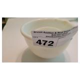 MILK GLASS MIXING BOWL