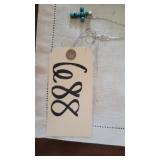 STERLING CROSS {TURQUOISE} NECKLACE