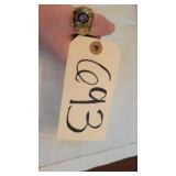 MENS CLASS RING 1966 SIZE 10