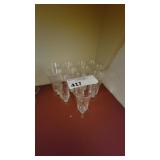 12 VINT HEISEY DANISH PRINCESS CUT CRYSTAL STEM