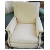 GENUINE LEATHER ARMCHAIR  