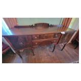 VINTAGE MAHOGANY SIDEBOARD,THE WHITE FURNITURE CO