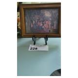 FRAMED PHOTO " THE PREACHING OF ST JOHN THE BAPT"