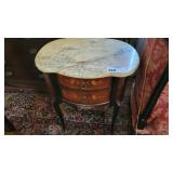 MARBLE TOP EARLY 20TH CENTURY FRENCH SIDETABLE