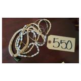 BUDDA JADE NECKLACE, 2 OTHER NECKLACES