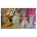 CAT FIGURINES "AS IS"