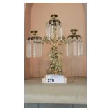 19TH CENTURY GIRANDOLE THREE TIERED CANDELABRA