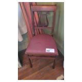 VINTAGE DUNCAN PHYFE HARPBACK SIDE CHAIR