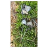 AS-IS STAINED GLASS YARD LIGHTS