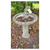 CONCRETE BIRD BATH
