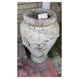 AS-IS CONCRETE LARGE FLOWER POT
