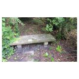AS-IS CONCRETE BENCH