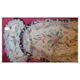 VINTAGE RUG (2) HOOK RUGS