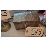 BRASS TRINKET BOX