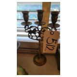 BRASS 3 TIER CANDLEHOLDER