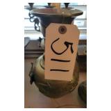BRASS ORIENTAL VASE