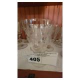 5 TIFFEN FRANCISCAN TEA TUMBLERS