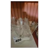 6 VINTAGE FOSTORIA CRYSTAL JUICE