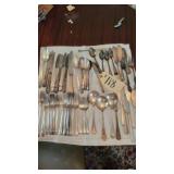 ASSORTMENT OF SILVERWARE
