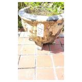 CONCRETE AS-IS GRAPE DESIGN FLOWER POT
