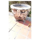 CONCRETE AS-IS GRAPE DESIGN FLOWER POT