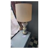 VINTAGE CHINA TABLE LAMP/SHEPHERDESS & MUSICIAN