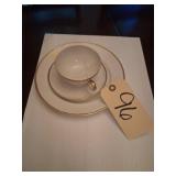 BAVARIA BREAD & BUTTER PLATE, CUP & SAUCER