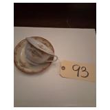 REMBRANT CHINA TEACUP & SAUCER
