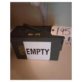 METAL AMMUNITION BOX