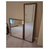 2 WALL MIRRORS