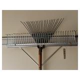 2 RAKES, RED CEDAR CHIPS 1/2 BAG