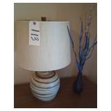 LAMP & SMALL VASE