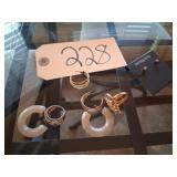 MOTHERS RING COSTUME & ASSORTED JEWELRY