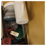 ASSORTED PLASTICWARE (FOOD STORAGE)
