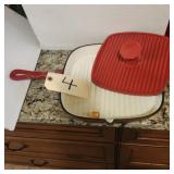 SQ CAST IRON GRILL PAN, CAST IRON PANINI PRESS