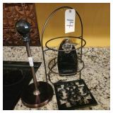 PIE RACK,PAPER TOWEL HOLDER, CAN OPENER,TRIVET