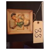 M.I.HUMMEL PLAQUE, SMALL VINTAGE