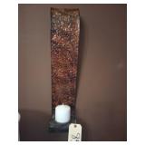 WALL SCONCES W CANDLES (2)